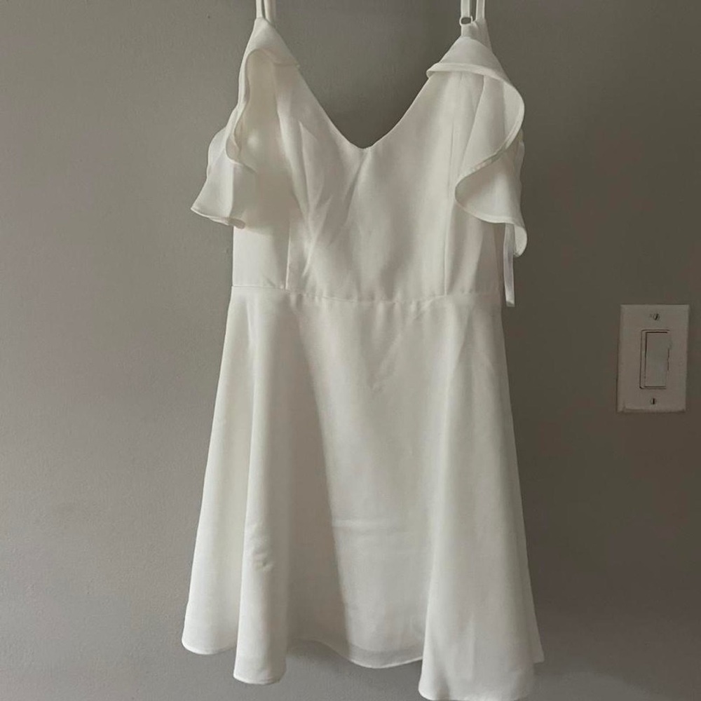 Never worn white mini dress